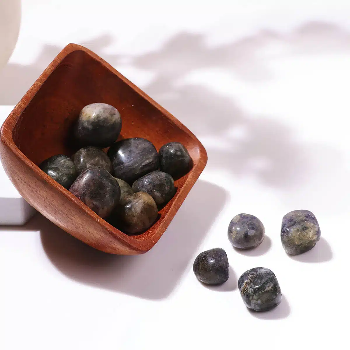 Iolite Tumble Stones-Shubhanjali (3) Shop Iolite Tumble Crystal Stones