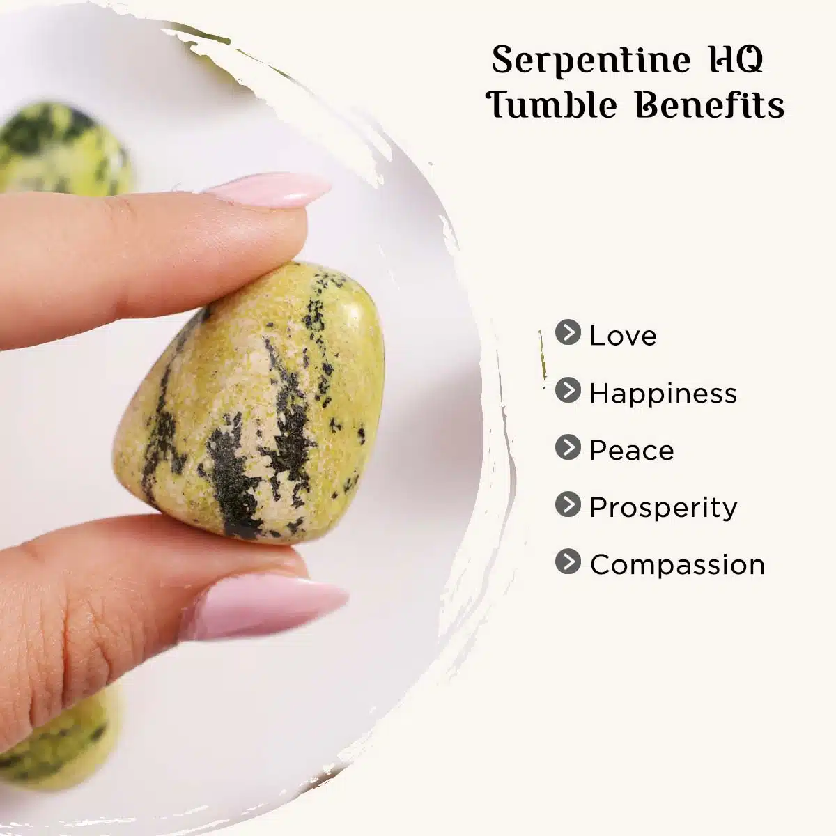 Premium Serpentine Tumble Stones-Shubhanjali Shop Premium Serpentine Crystal Tumble Stones