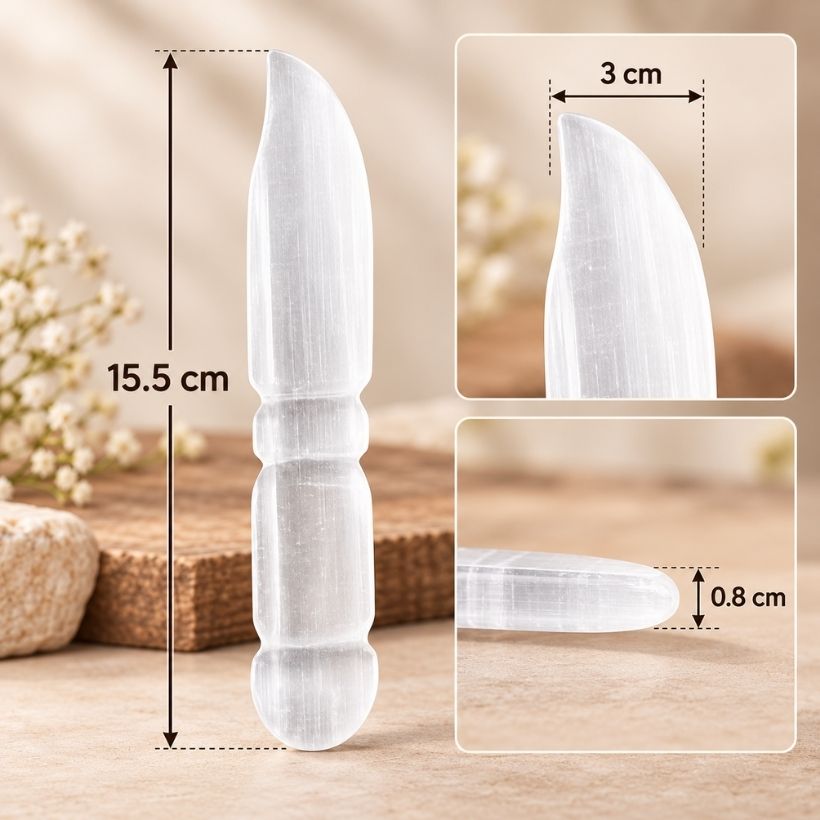 Selenite Knife selenite knife