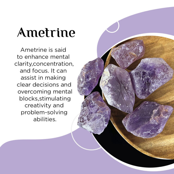 Natural Ametrine Raw Stone