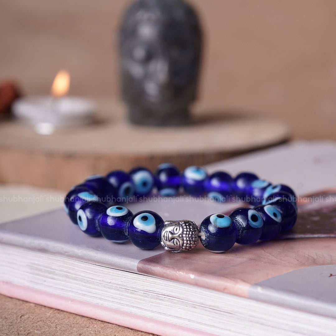 Evil Eye Bracelet | Buy Online Evil Eye Buddha Bracelet - Shubhanjali