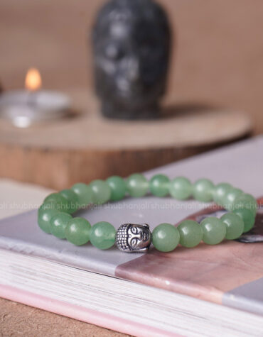 Green Aventurine Buddha Crystal Bracelet