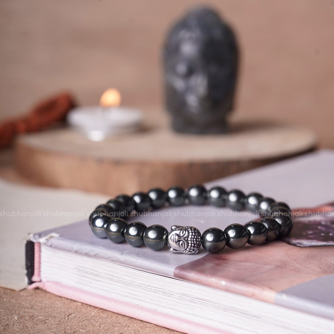 Sterling Silver and Hematite Bracelet - Anca's Jewelry