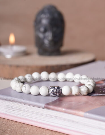 Howlite Buddha Bracelet