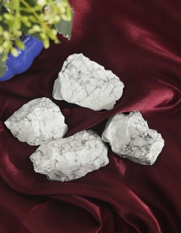 Natural Howlite Crystal Raw Stone