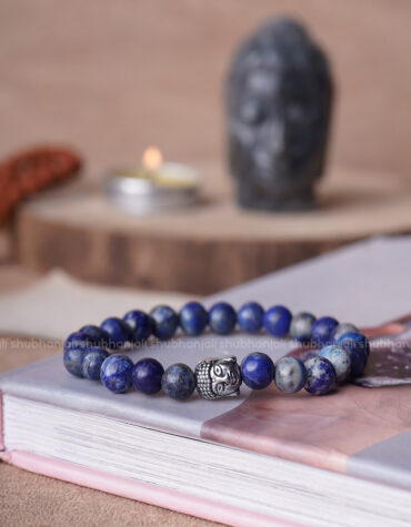 Lapis Lazuli Buddha Crystal Bracelet