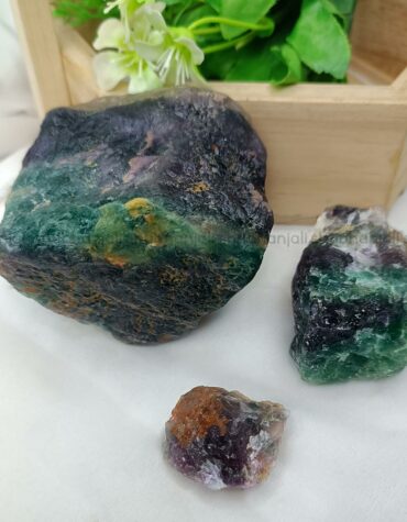 Natural Multi Fluorite Raw Stone