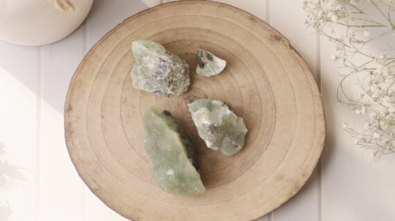 Prehnite Raw Stone
