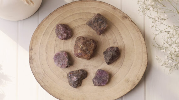 Ruby Corundum Raw Stone