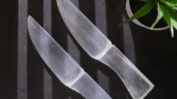 Selenite Knife