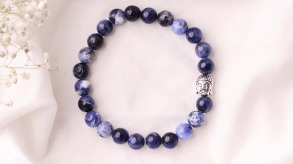 Sodalite Buddha Bracelet