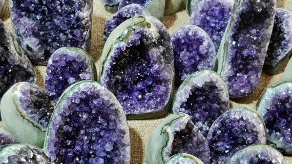 Amethyst Standing Geode/ Raw Cluster
