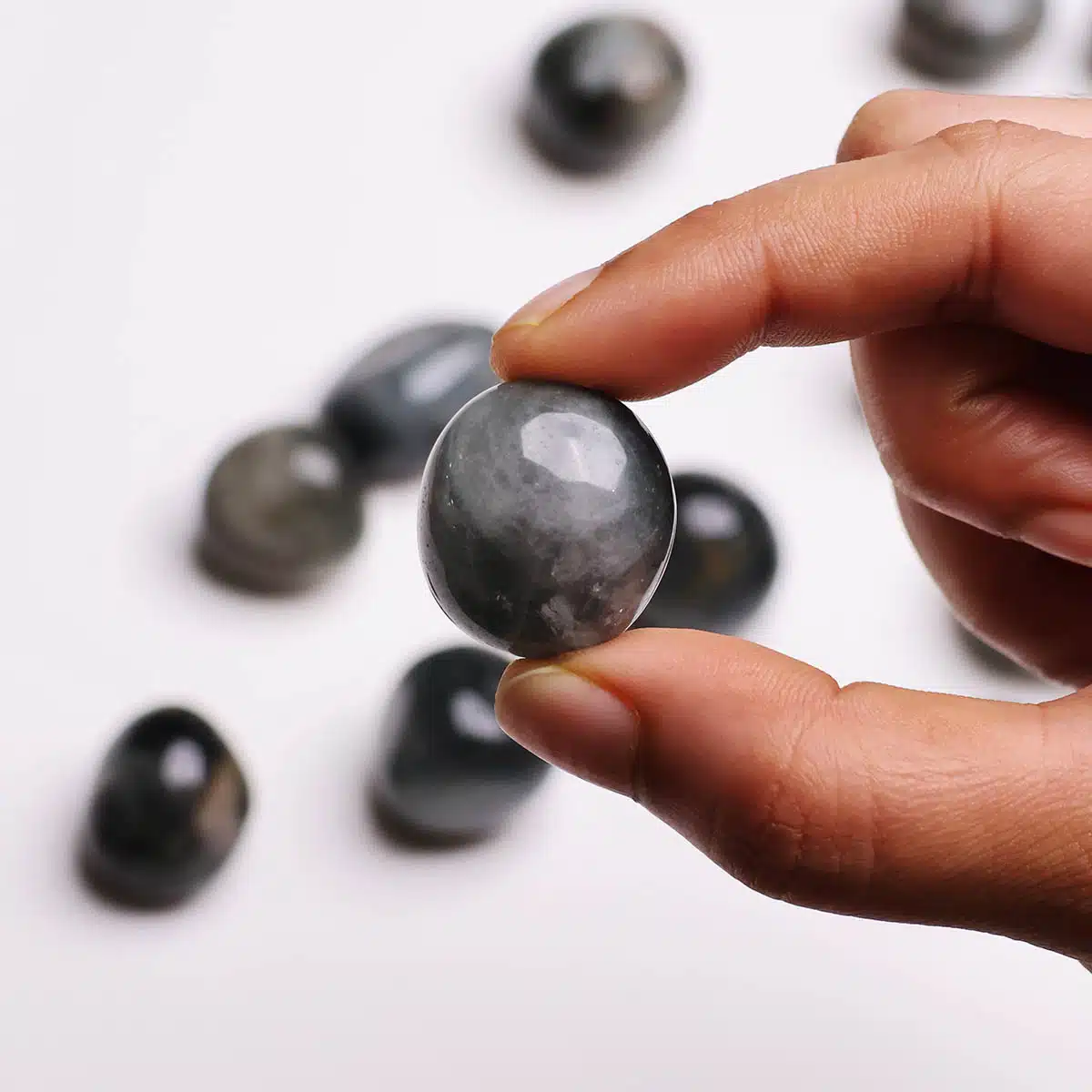 Cat's Eye Tumble Stone-Shubhanjali (1) Shop Cat's Eye Crystal Tumble Stone