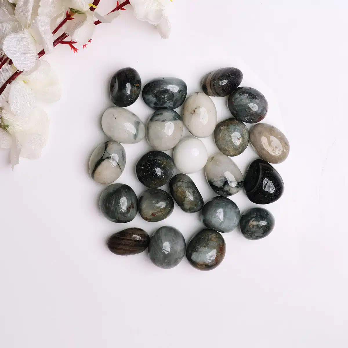 Cat's Eye Tumble Stone-Shubhanjali (3) Shop Cat's Eye Crystal Tumble Stone