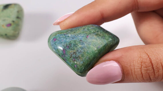 Ruby Fuchsite Tumble Stones