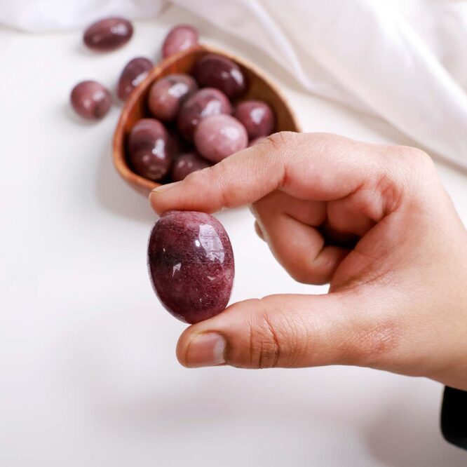 Shop Natural Strawberry Quartz Tumble Stones