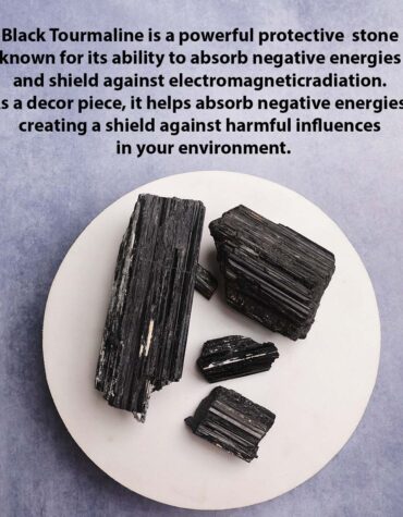Shop Natural Black Tourmaline Crystal Raw Stones