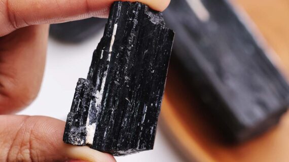 Premium Black Tourmaline Raw Stone