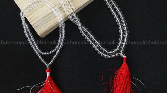 Faceted Clear Quartz Jaap Mala