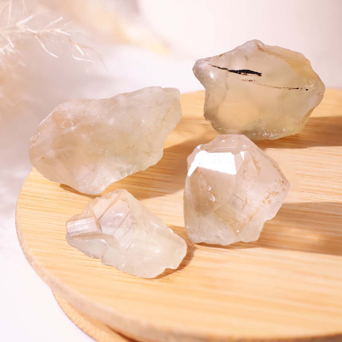 Green Amethyst Raw Stones (4)