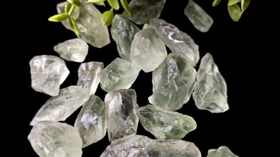 Green Amethyst Raw Stones