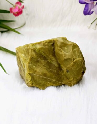 green opal raw stone