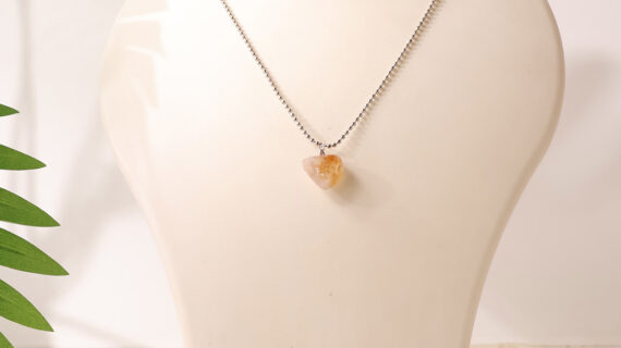 Citrine Tumble Pendant