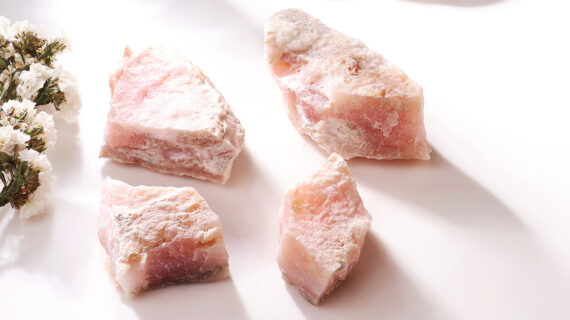 Pink Opal Raw Stone