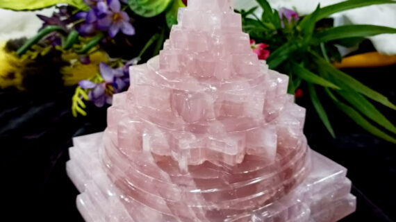 Rose Quartz Shree Yantra (Big)
