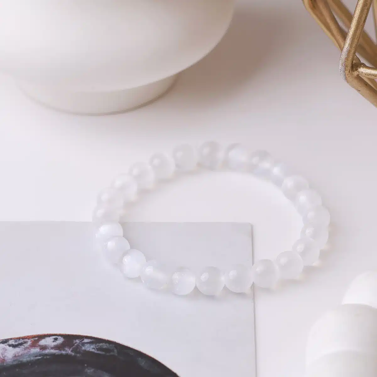 natural-selenite-round-beads-bracelet (3)
