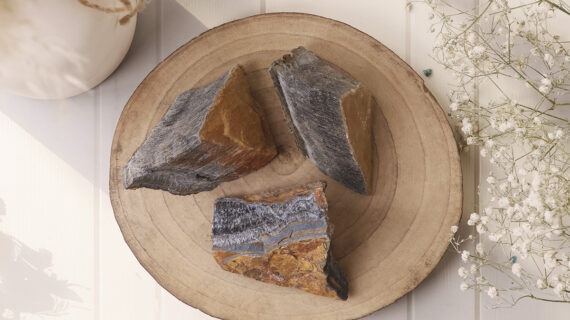 Premium Blue Tiger Eye Raw Stone