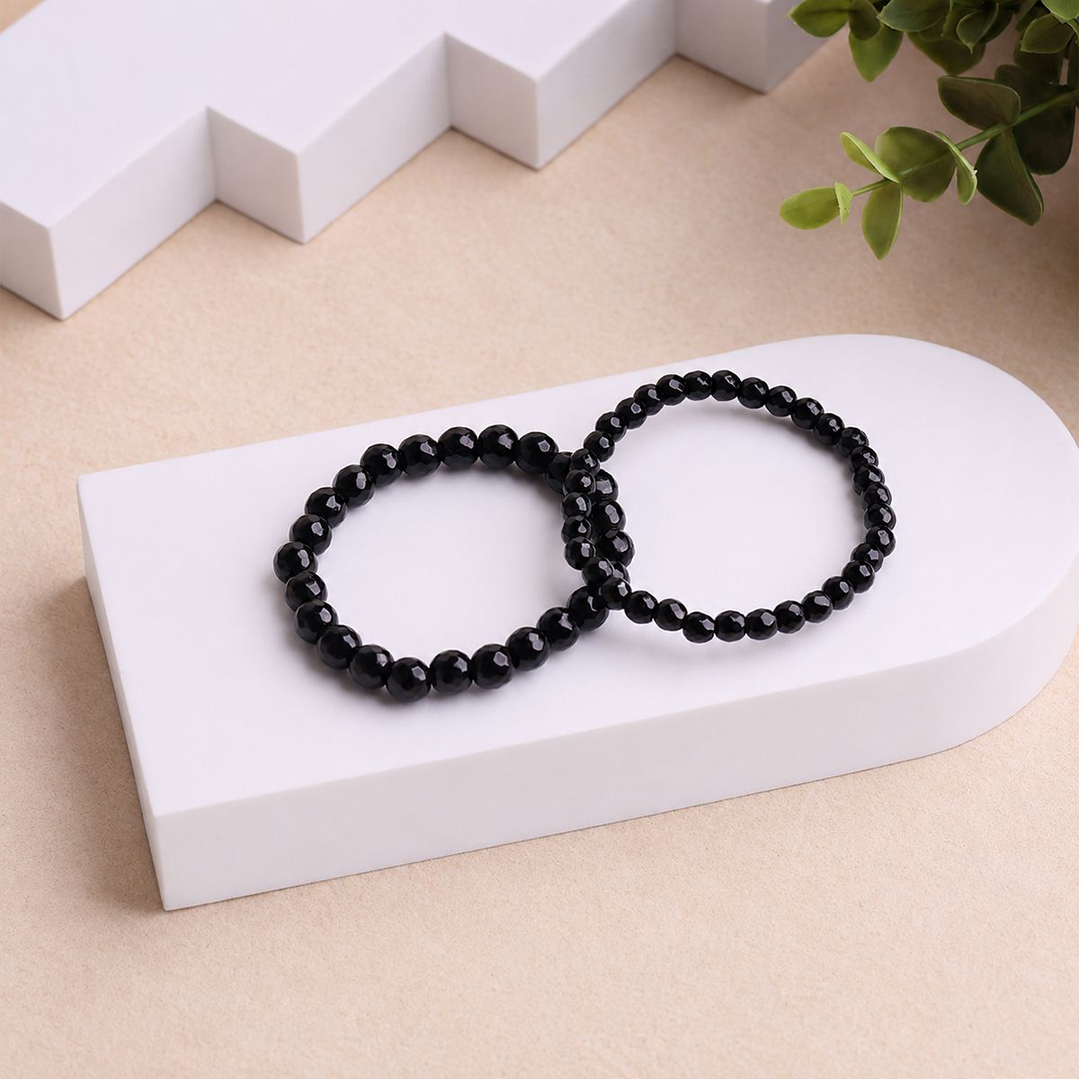 Black Onyx Faceted Bracelet black onyx faceted bracelet