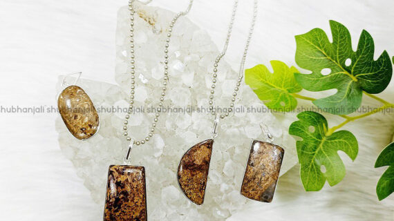 Bronzite Pendant