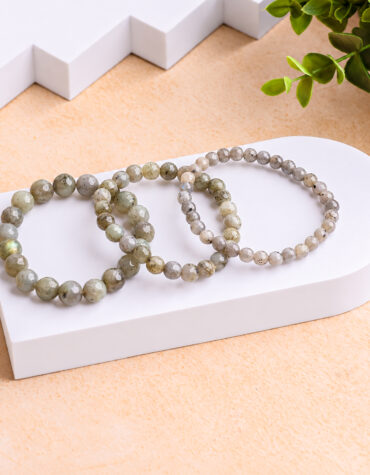 labradorite faceted beads bracelet