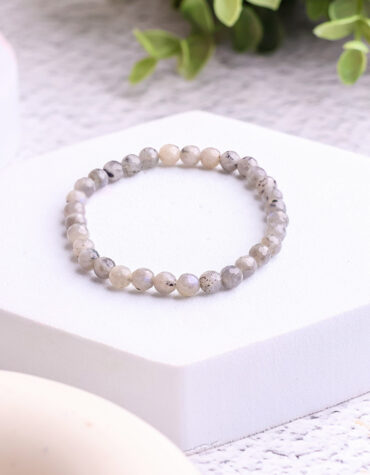 labradorite faceted beads bracelet