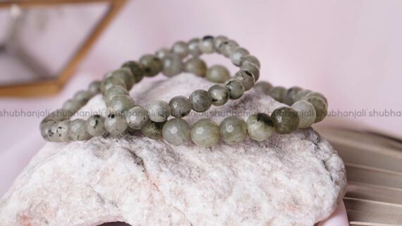 Labradorite Faceted Beads Bracelet