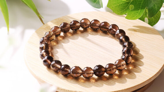 Smoky Quartz Faceted Bracelet