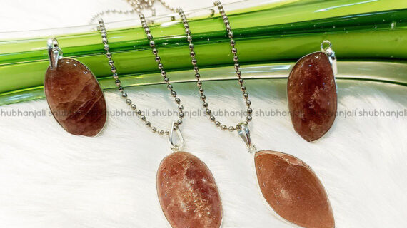Strawberry Quartz Pendant