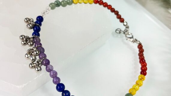 Seven Chakra Multi-Color Anklet