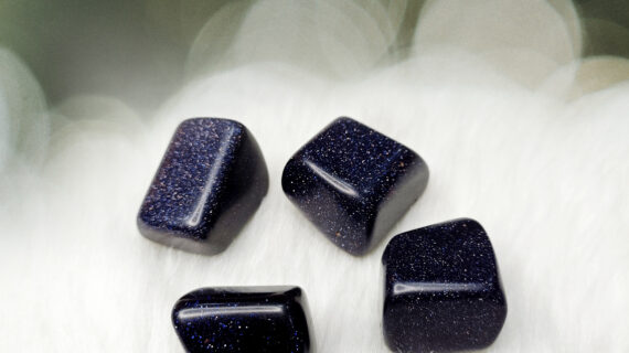 Blue Gold Tumble Stones
