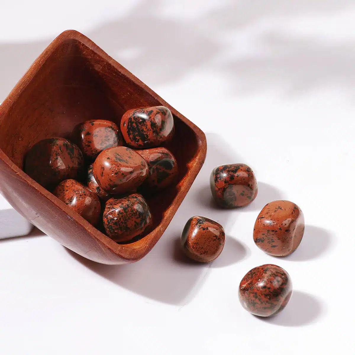 Mahogany Obsidian Tumble Stones-Shubhanjali (2) Shop Crystal Mahogany Obsidian Tumble Stones