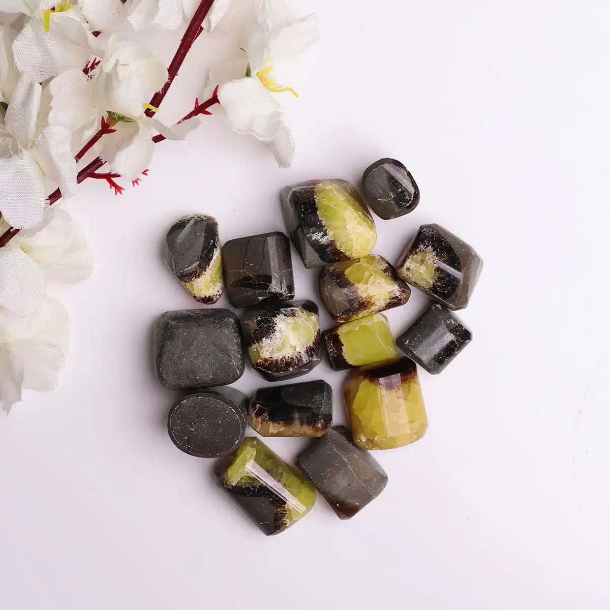 Septarian Tumble Stones-Shubhanjali (3) Shop Septarian Crystal Tumble Stones