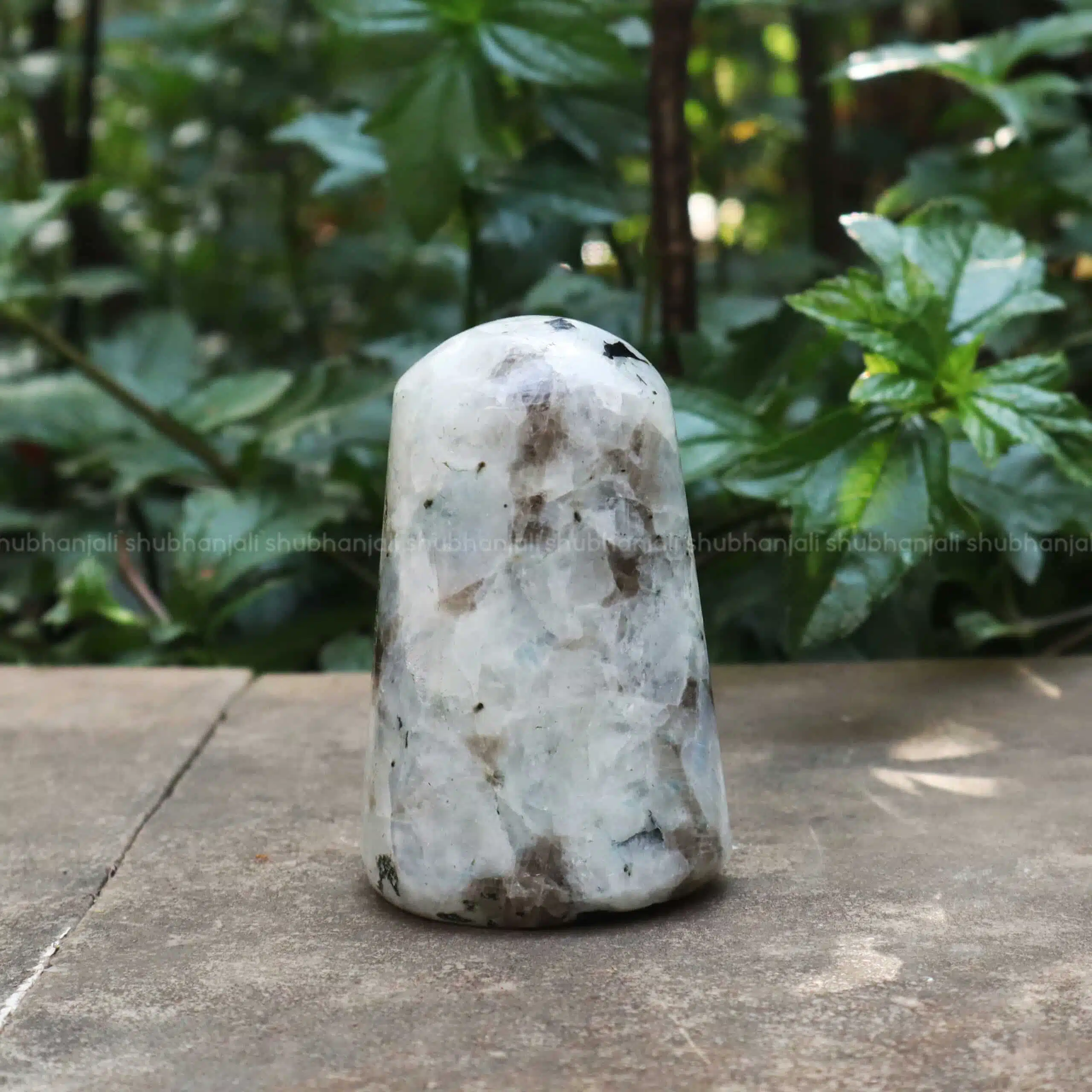 Shubhanjali-Rainbow Moonstone Point-2 Rainbow Moonstone Point