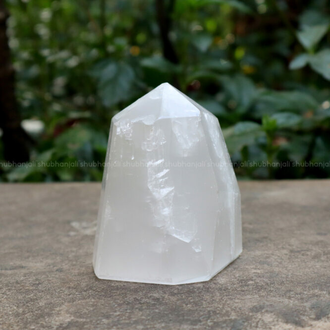 Selenite Crystal Point