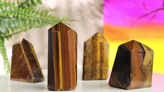 Tiger Eye Free Form Points