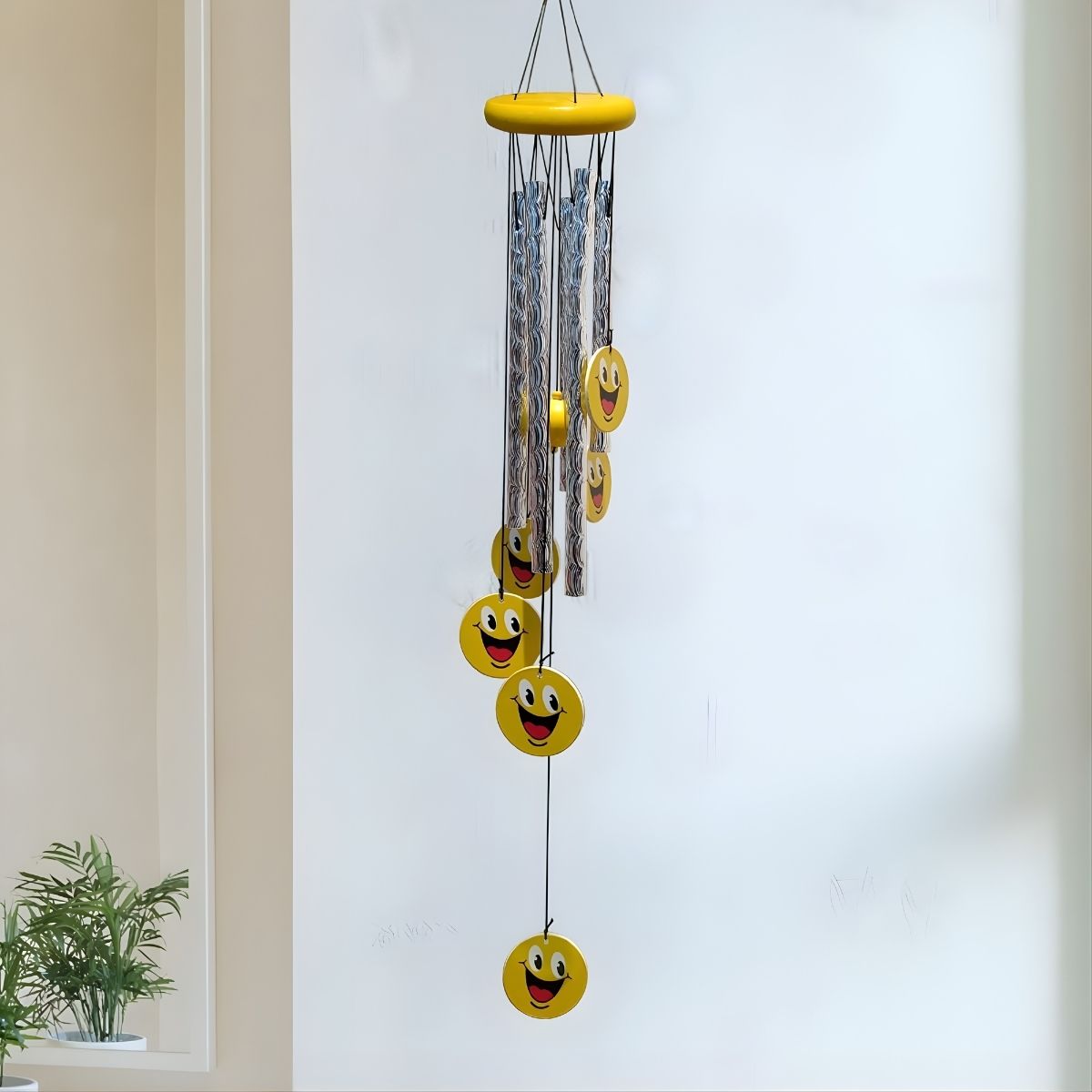 Yellow Smile Wind Chime (2)