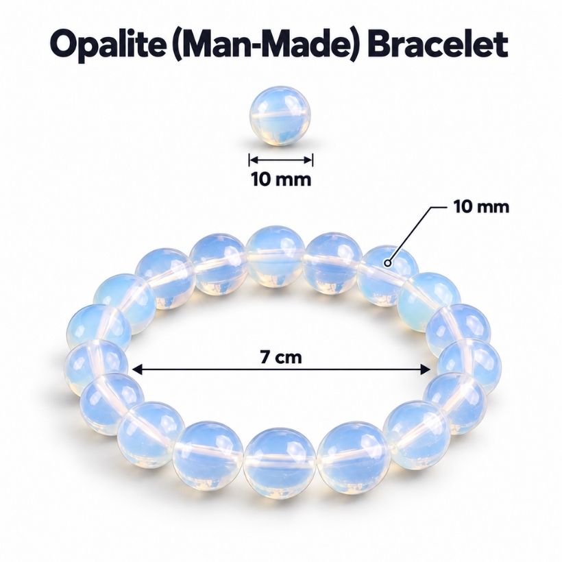 Opalite Bracelet (Man-Made) (2) opalite bracelet (man made)