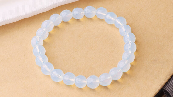 Opalite Faceted Bracelet ( Man-Made )