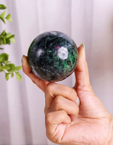 ruby zoisite sphere