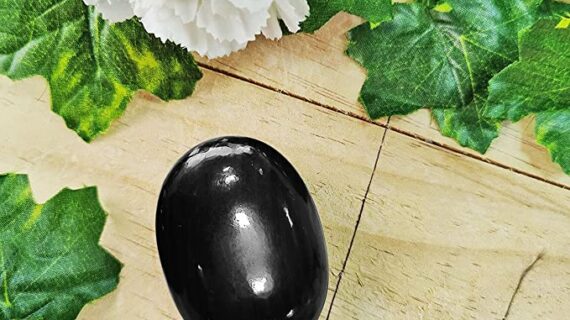 Black Obsidian Palm Stone